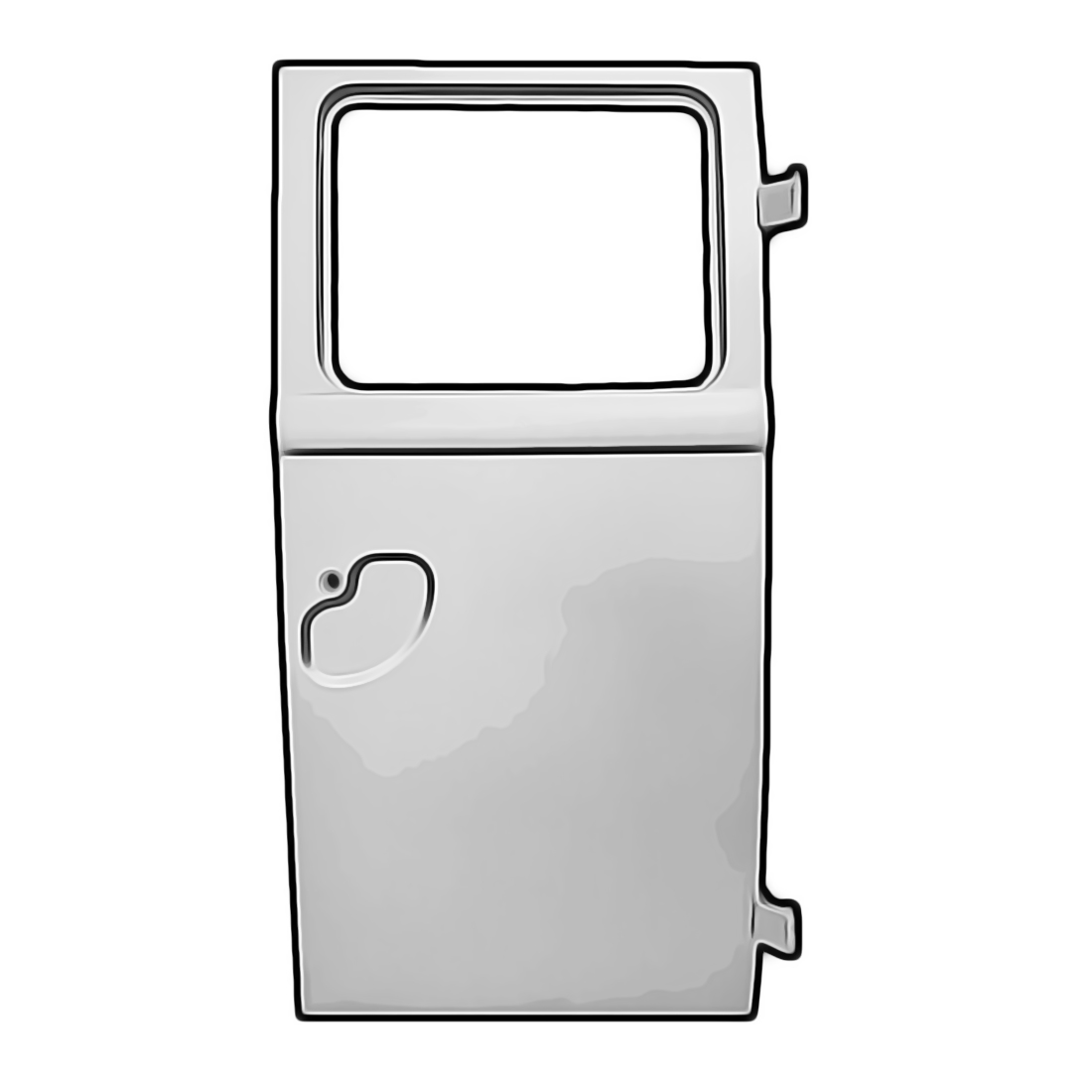 Bay Window Bus Cargo Door