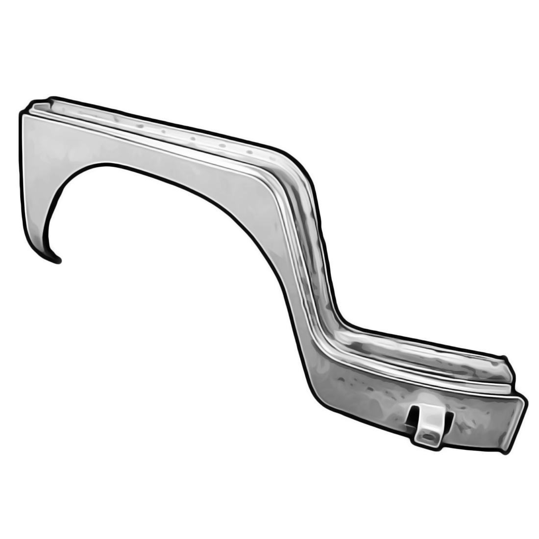 Split Screen Bus Front Wheel Arches