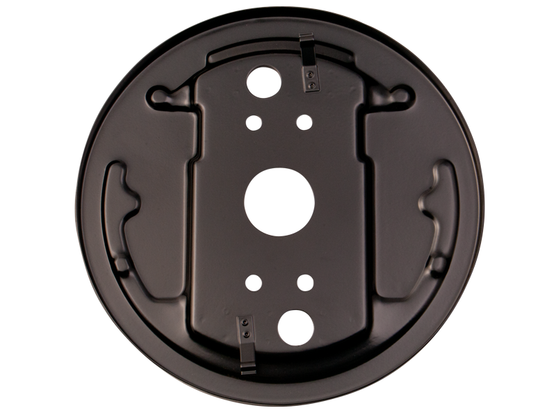 Brake backing plate, front, left - Type 2, 64>67