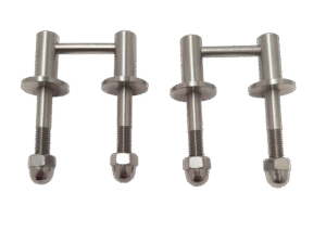 Westfalia Sub Hatch Hinge Pair, Round Post, - Type 2, 61>